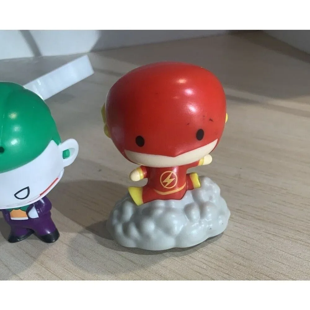 Lot of 2 2021 Burger King DC Comics JUSTICE LEAGUE The Joker Toy & Flash